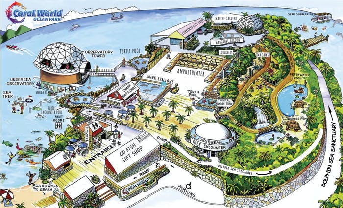 Coral World Map